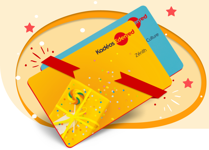 Chèque et carte cadeau Kadéos Edenred