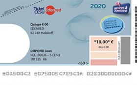 Ticket Cesu Cheque Emploi Service Universel Cesu