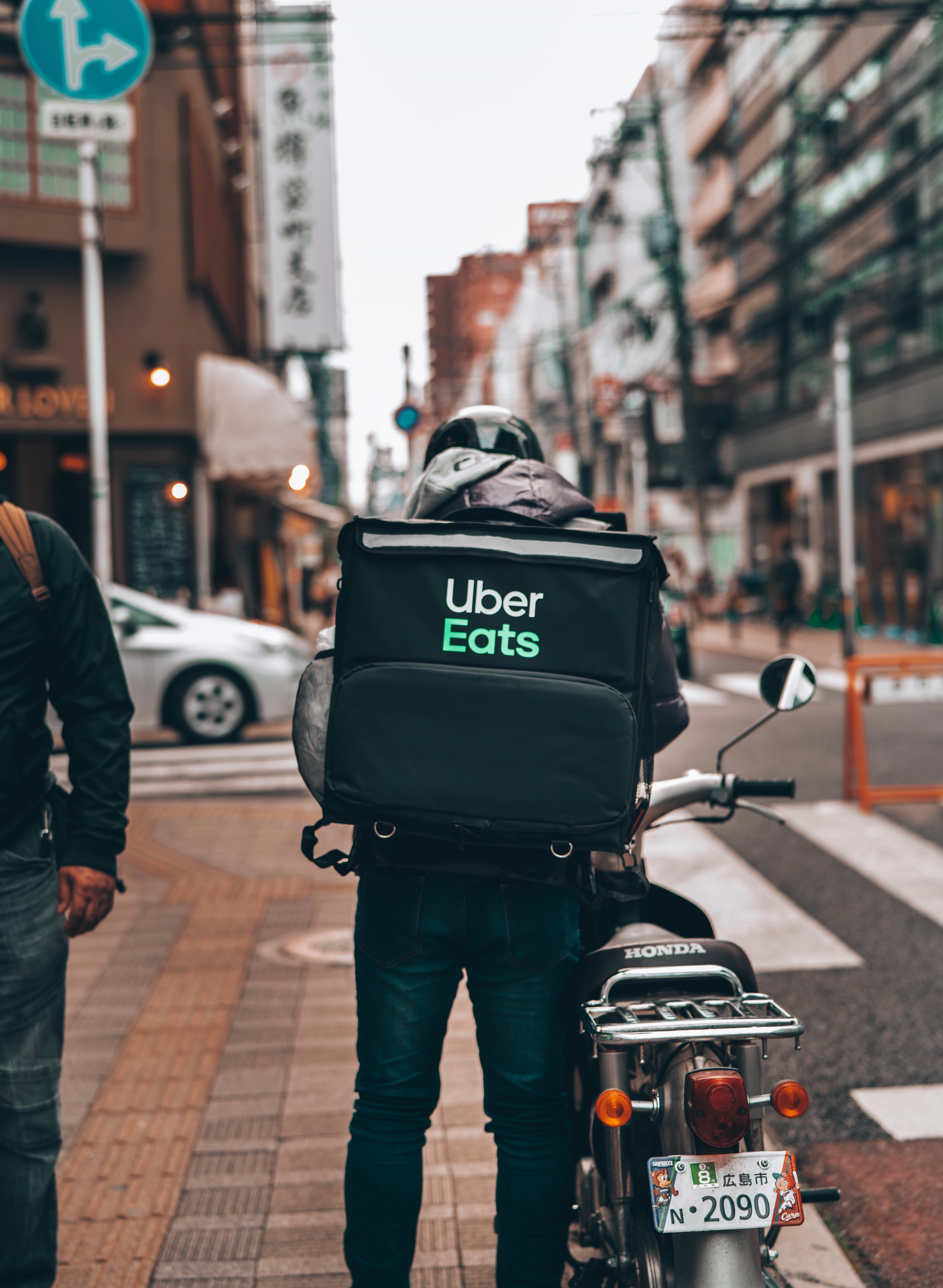 Livreur uber eats